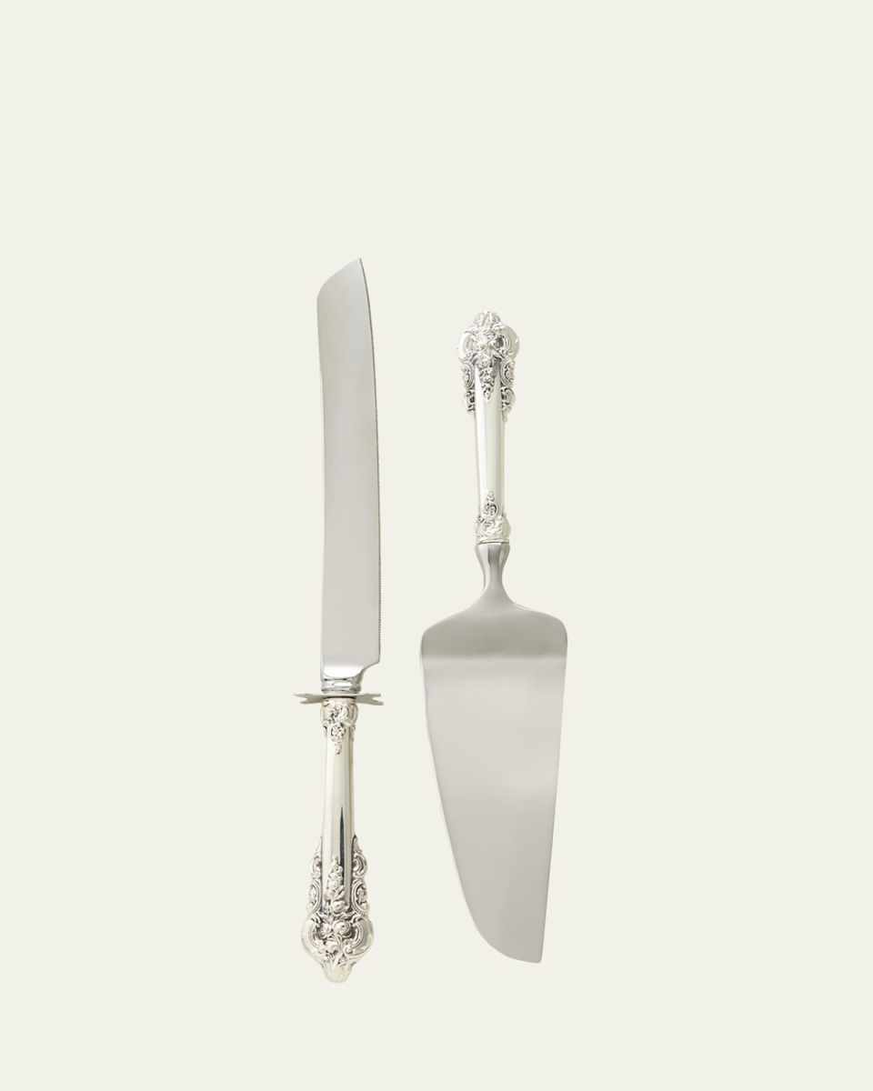 Grande Baroque 75th Anniversary Cake Serving Set